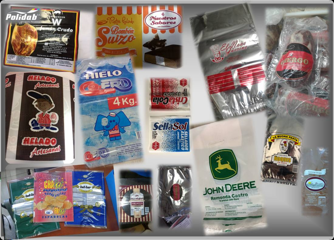 Bolsas impresas para alimentos y panificados fabricadas por Polidab